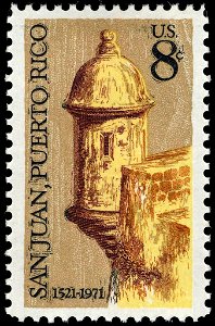 Puerto Rico 8c 1971 issue