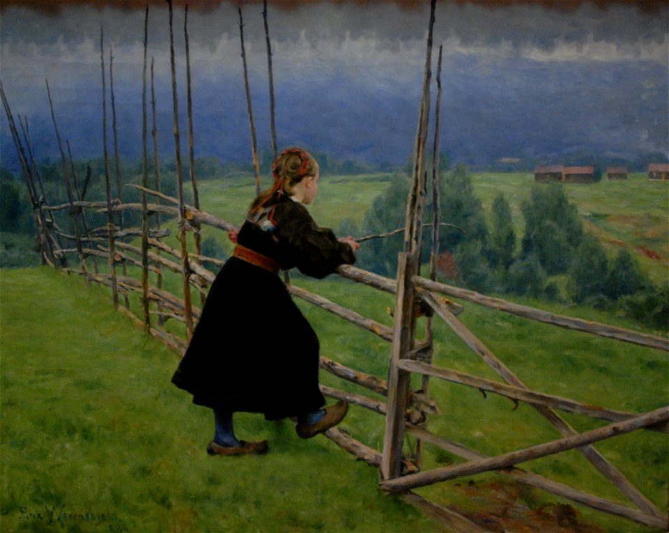 På slätten - Erik Werenskiold