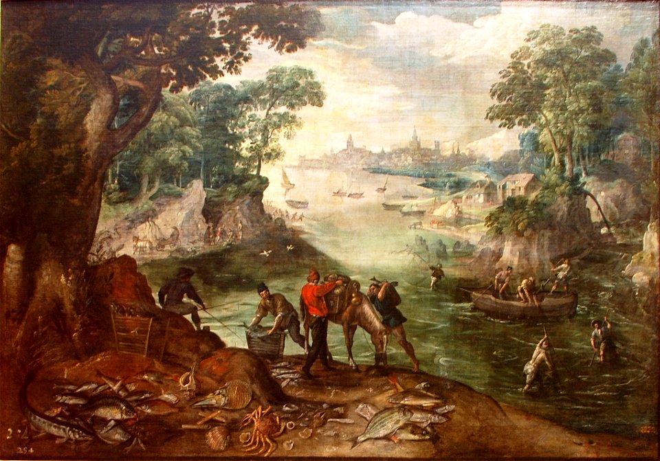 Paisatge amb pescadors - Anònim - 8612