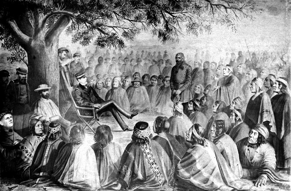 Ocupacion de la Araucanía 1869