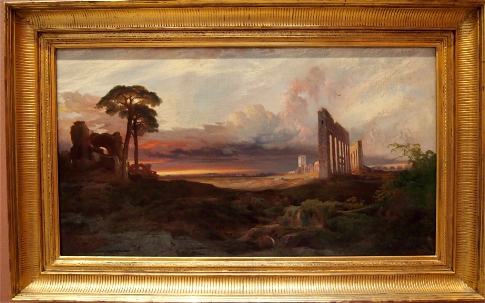 Opus 24 Rome from the Campagna, Sunset 075249