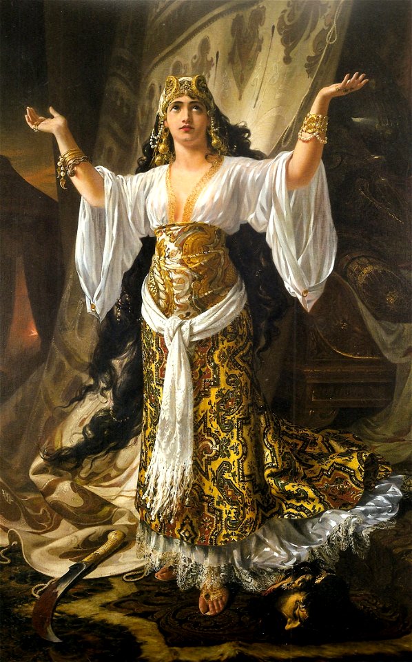 Pedro Américo - Judith rende graças a Jeová 2
