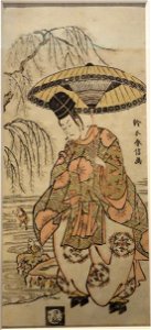 Ono no Tofu, by Suzuki Harunobu, Edo period, 18th century - Tokyo National Museum - DSC06242