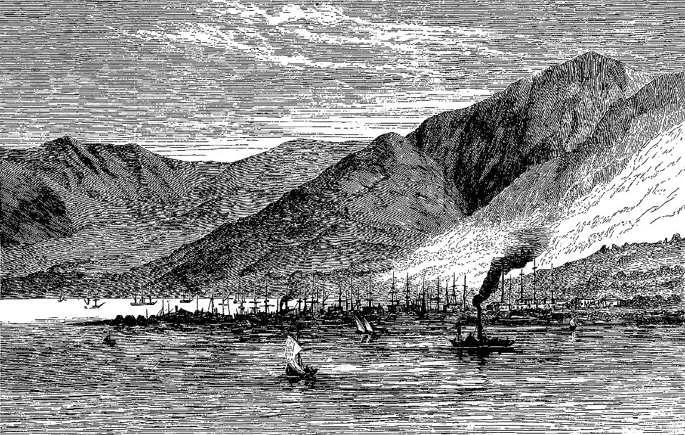 Port of Batum (Roskoschny, 1884)