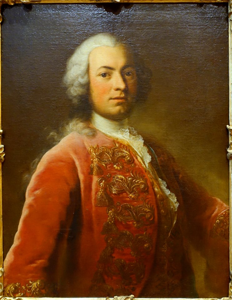 Portrait of Franz Karl von Soyer at Eisendorf, by Georges de Marees, 1750 AD, oil on canvas - Museo Nacional Centro de Arte Reina Sofía - DSC08662