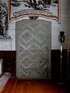 Painted Door Rantsila Church 20150704