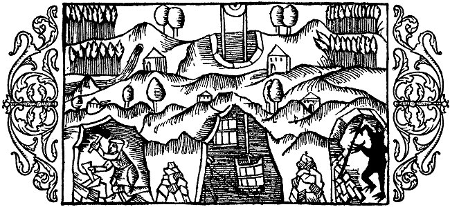 Olaus Magnus - On Rocik Trolls. Free illustration for personal and commercial use.