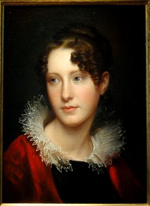 Portrait of Rosalba Peale, circa 1820, by Rembrandt Peale - SAAM - DSC00913