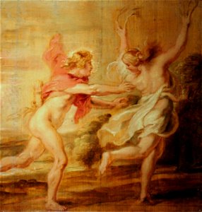 Peter Paul Rubens - Apollon et Daphné. Free illustration for personal and commercial use.