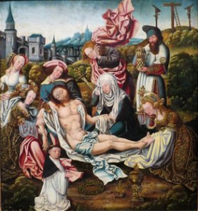 Lamentation by Jacob Cornelisz. van Oostsanen, Columbus Museum of Art