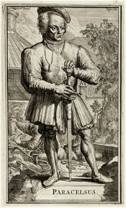 Portret van Paracelsus. NL-HlmNHA 53008833