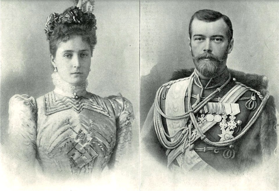 Photo by Bajetti of Empress Alexandra Feodorovna & Tsar Nicholas II from the Illustrierte Zeitung -1901