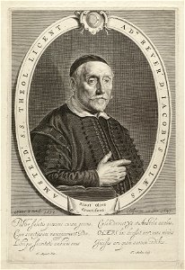 Portret van Jacobus Olaeus, pastoor te Amsterdam. NL-HlmNHA 1477 53009863