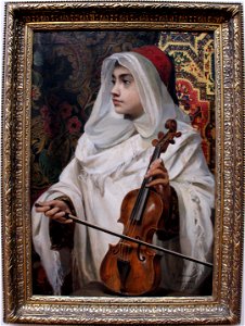 Pedro amèrico, violinista arabo, 1884