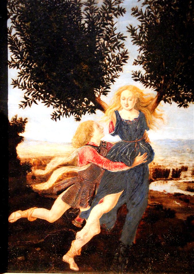 Piero del pollaiolo, apollo e dafne, 1470-75 ca. (nat. gallery) 03