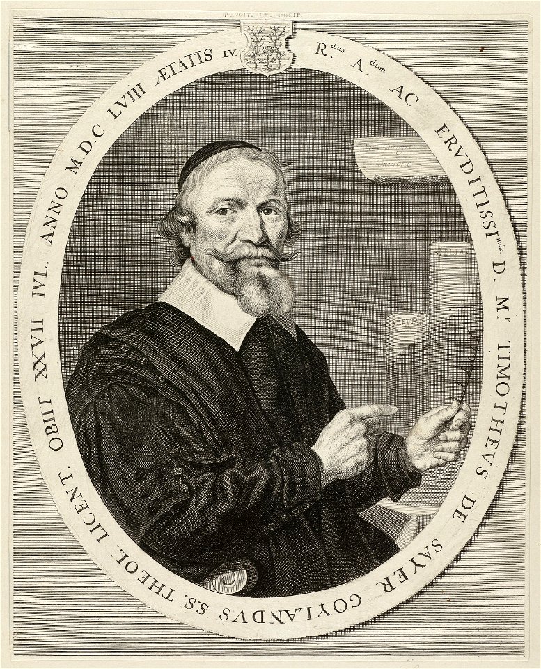 Portret van Timotheus de Sayer, pastoor in het Gooiland. NL-HlmNHA 1477 53009877