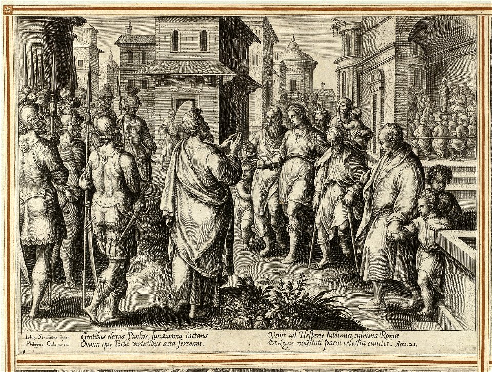 Paulus predikt te Rome. NL-HlmNHA 1477 53008165