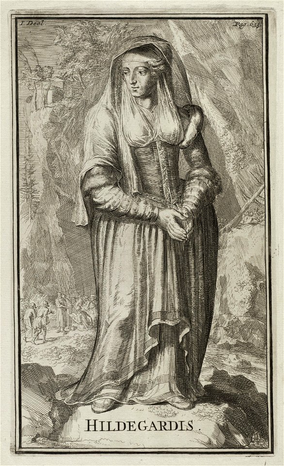 Portret van Hildegard. NL-HlmNHA 53008823