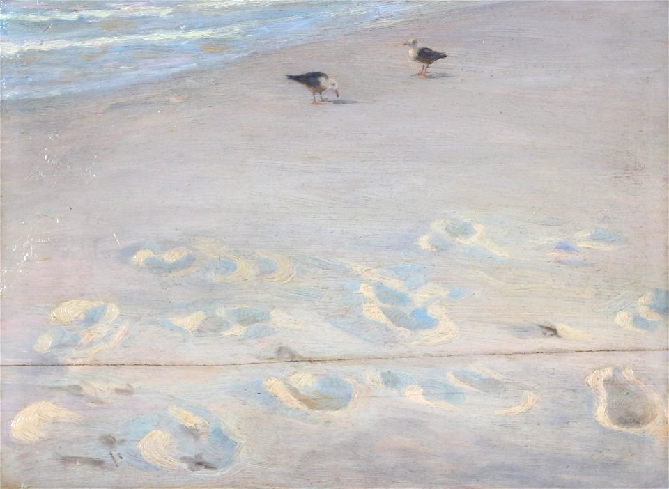 Peder Severin Krøyer, Fodspor i sandet, 1883