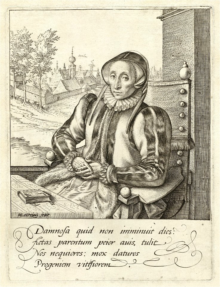 Portret van Anna Fullings, moeder van de kunstenaar. NL-HlmNHA 1477 53008433