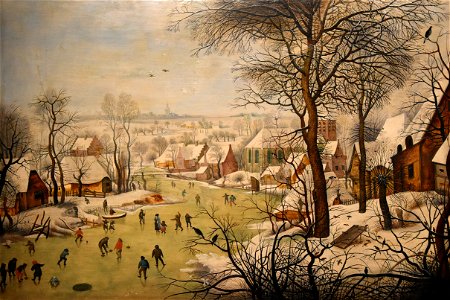 Pieter Brueghel de Jonge (1564of1565-1638) De vogelval (1631) - Noordbrabants Museum Den Bosch 26-8-2016