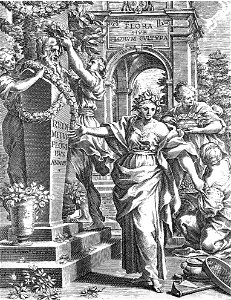 Pietro da Cortona Frontespizio Flora di Ferrari