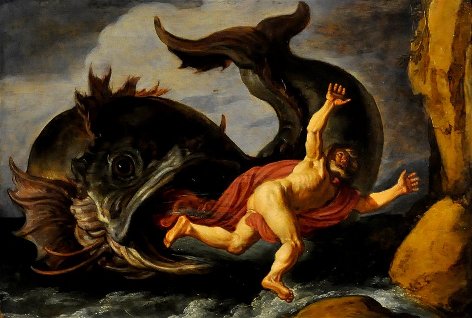 Pieter Lastman (1583-1633) - Jonas en de walvis (1621) - Düsseldorf Museum Kunstpalast 15-08-2012 15-01-08