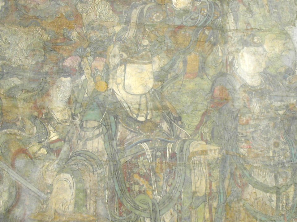 Pure Land of Bhaisajyaguru, detail 2, Yuan Dynasty