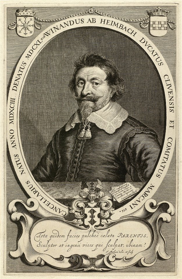 Portret van Winand ab Heimbach, kanselier van Mark en Kleef. NL-HlmNHA 1477 53009838
