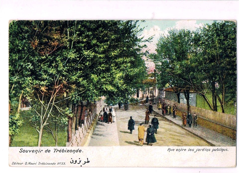 Public gardens at Trebizond