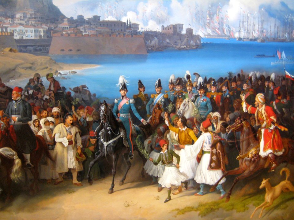 Peter von Hess - Einzug König Ottos von Griechenland in Nauplia 7
