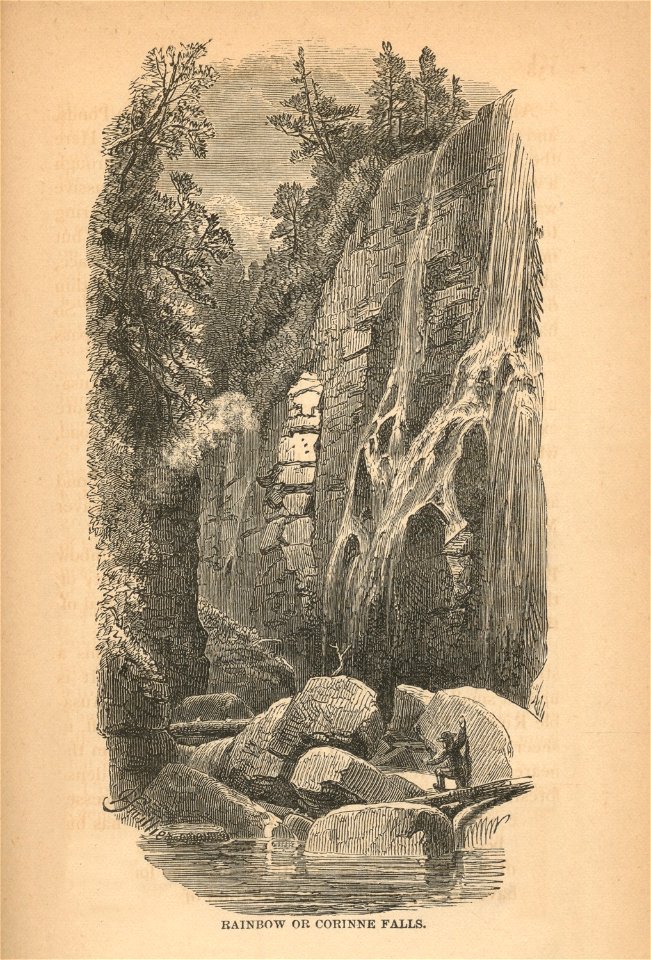 Rainbow Falls 1875 Wallace