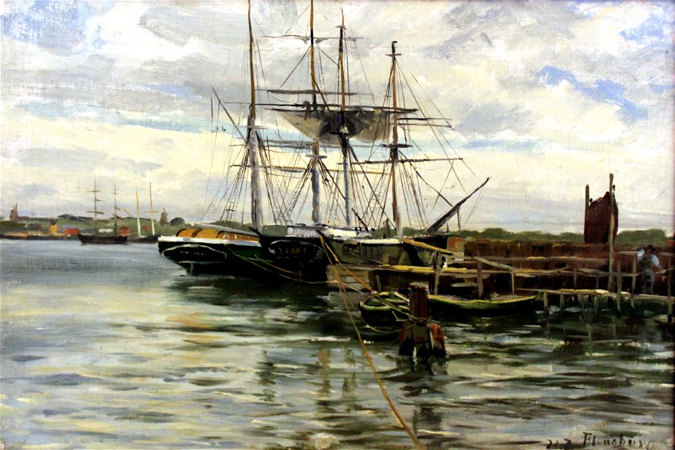 Petersen-Flensburg Im Flensburger Hafen anagoria