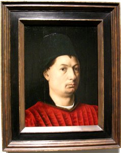 Petrus christus, ritratto d'uomo, 1465 ca.