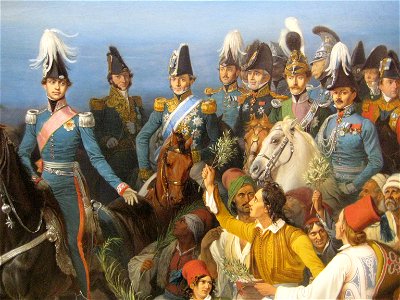 Peter von Hess - Einzug König Ottos von Griechenland in Nauplia 8
