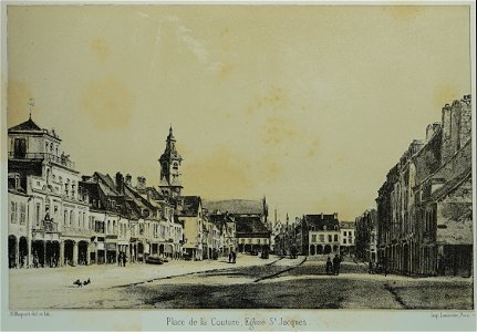 Place de la couture église st jacques reims 03669