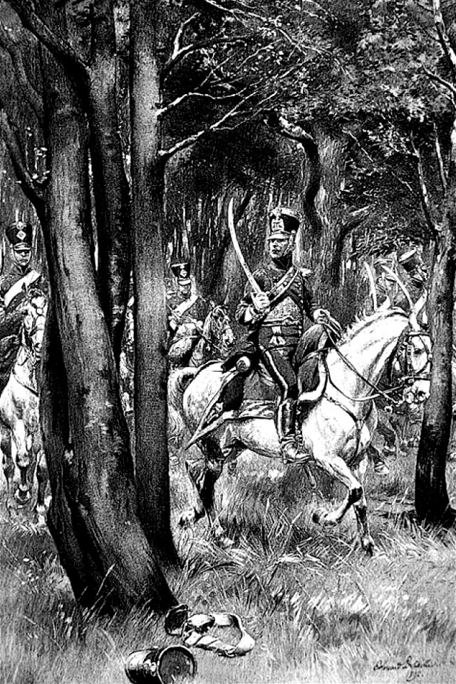 Reconnaissance sous bois, 1809