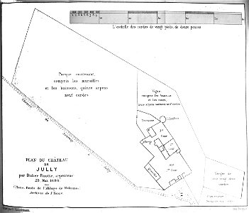 Plan de jully en 1680