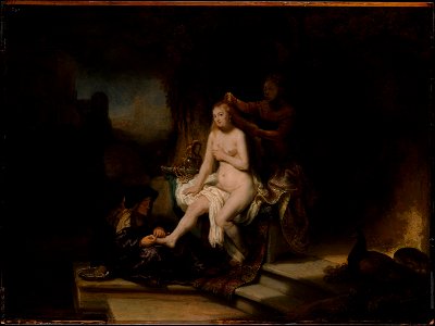 Rembrandt - The Toilet of Bathseba. Free illustration for personal and commercial use.