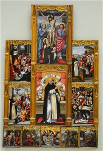 Retaule de sant Vicent Ferrer, Miguel del Prado, museu de Belles Arts de València