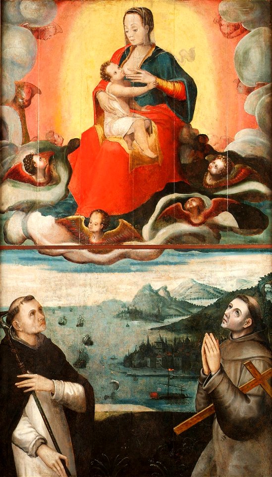 Retábulo Nossa Senhora do Leite e S. Domingos e S. Francisco