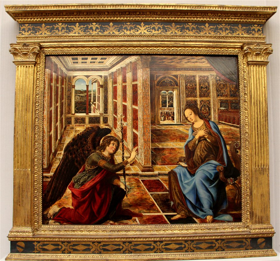 Piero del pollaiolo, annunciazione, 01