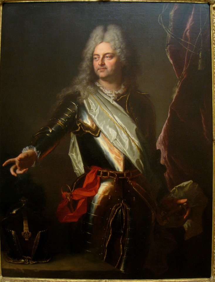 Portrait of Charles-Auguste d'Allonville, Marquis de Louville, 1708, by Hyacinthe Rigaud (1659-1743) - IMG 7300