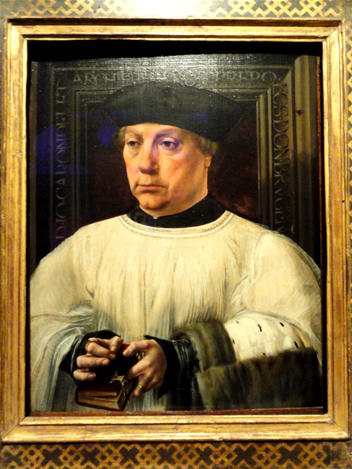 Portrait of Jean de Carondelet, Jan Gossart, Flemish, 1525-1530 - Nelson-Atkins Museum of Art - DSC08433