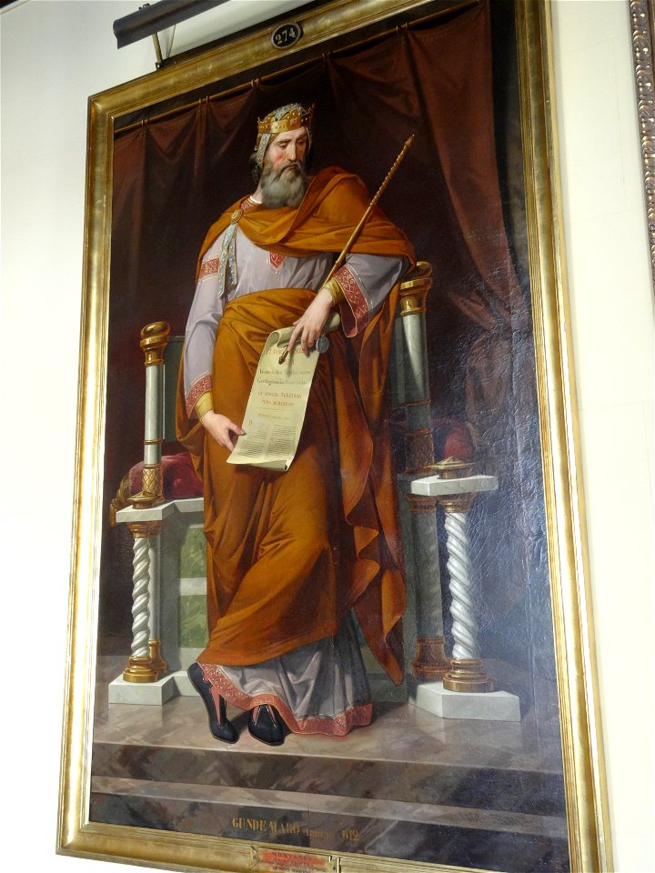 Retrat del rei visigot Gundemar - Bernardino Montañés