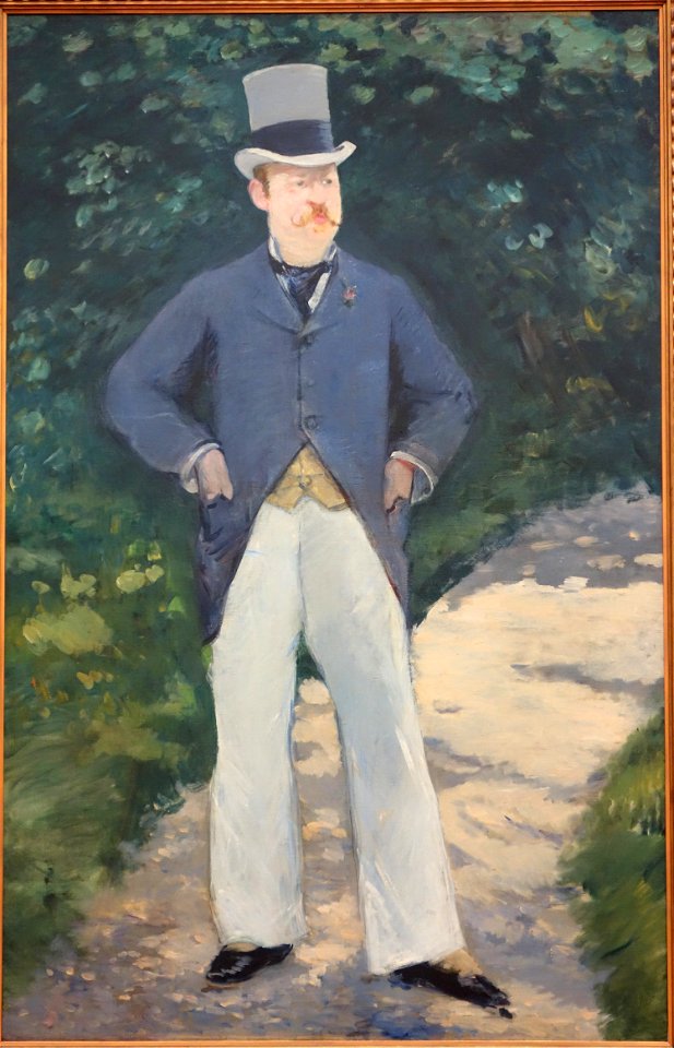 Portrait of Monsieur Brun by Edouard Manet, 1879, oil on canvas - National Museum of Western Art, Tokyo - DSC08653