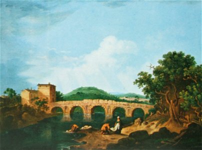 Richard Wilson, Il Ponte di Tiberio, 1750 (Rimini, Museo della Città)