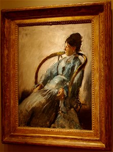 Portrait of Madame de Nittis by Edgar Degas - Portland Art Museum