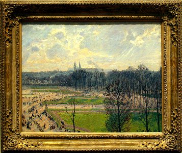 The Garden of the Tuileries on a Winter Afternoon