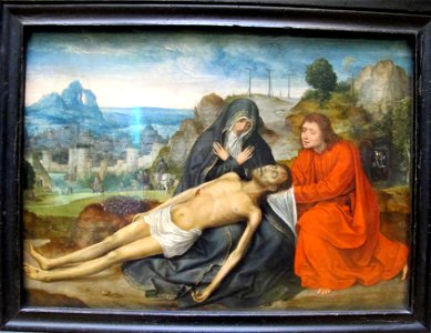 Quentin metsys, pietà, 1500-1510 ca. 01